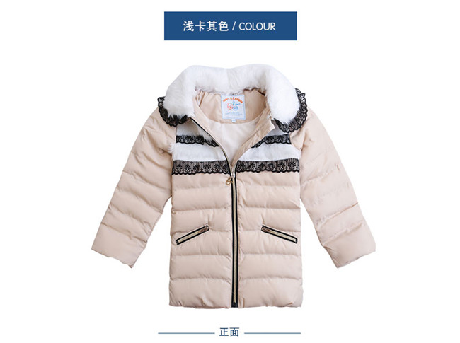 虹猫蓝兔女童冬装棉衣外套加厚棉服